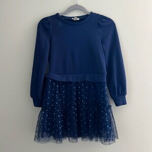J Crew Cotton/Tulle Dress
